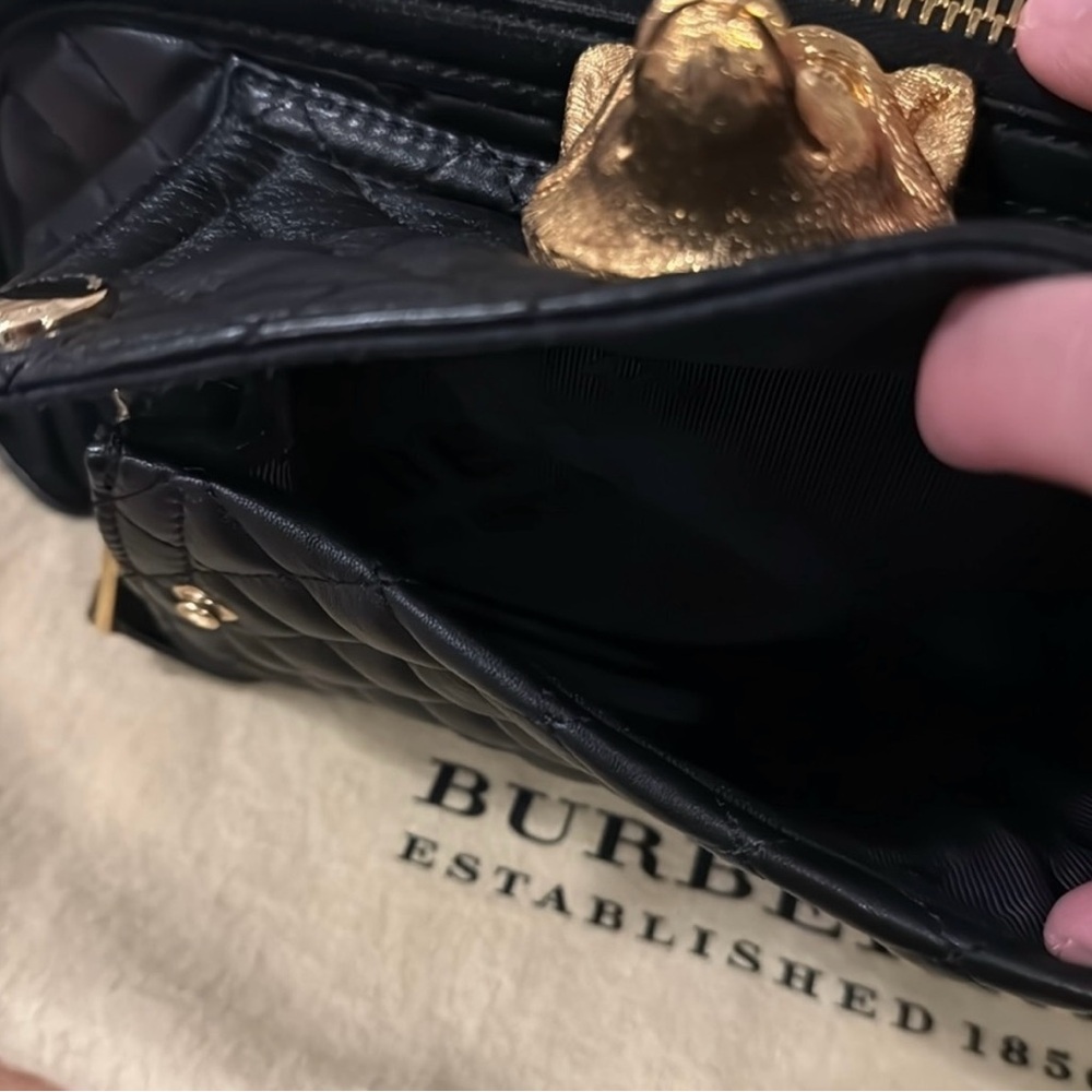 Authentic Burberry Fox Head Clutch - Picture 6 of 14